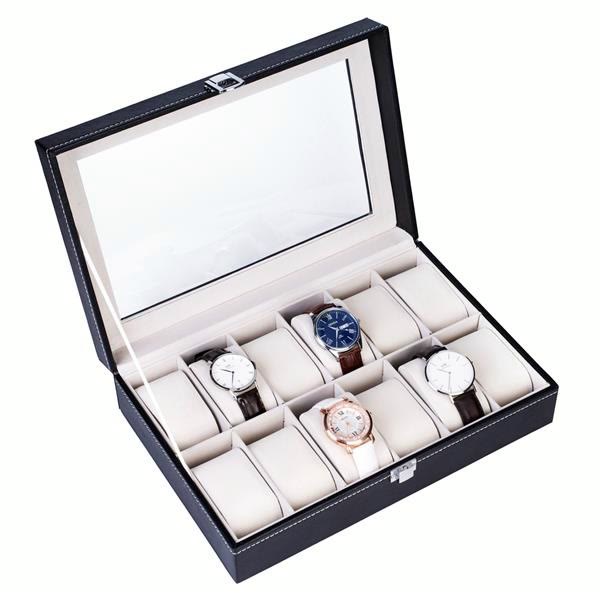12 slot watch box
