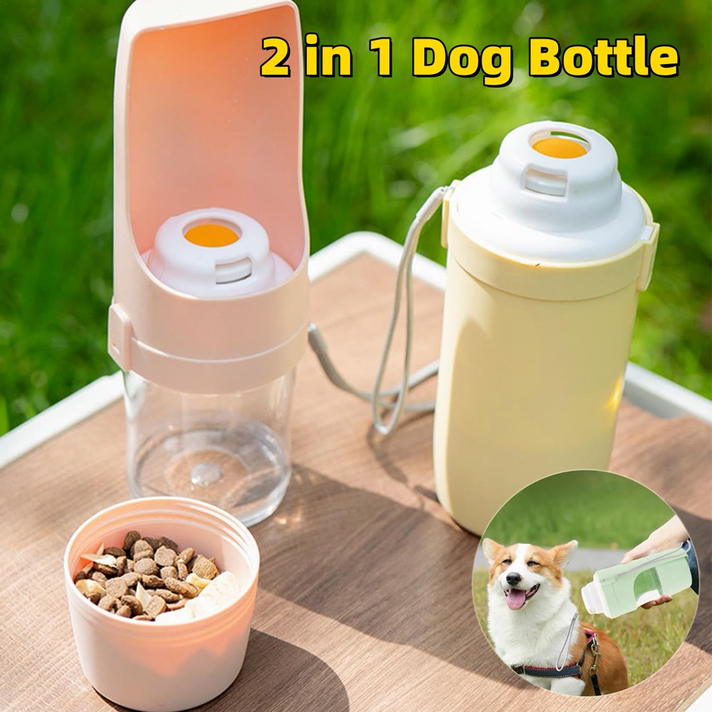 2 in 1 travel bottle for dogs
