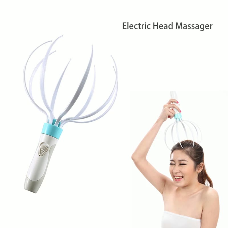 Electric scalp massager