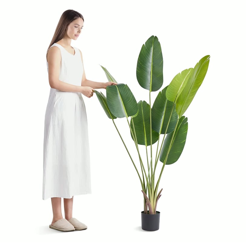 Faux bird of paradise plant, 5 ft