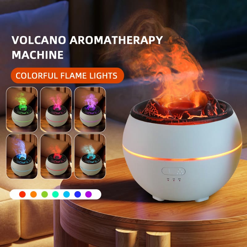 Flame effect aroma diffuser