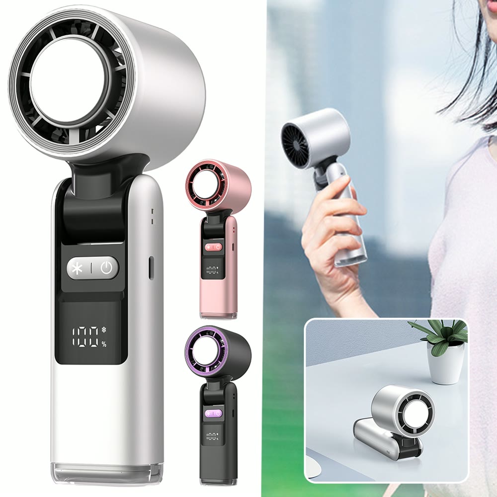 Mini turbo fan with cooling plate
