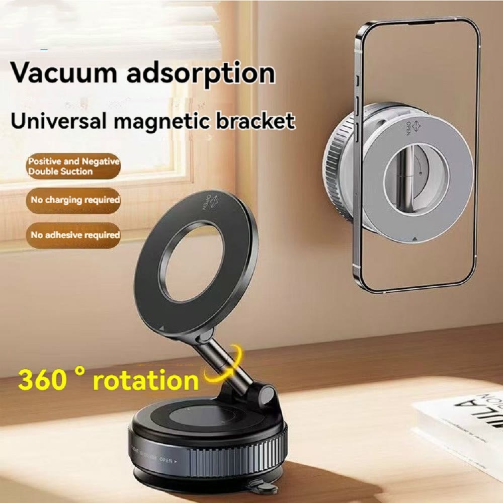 Suction magnetic phone holder