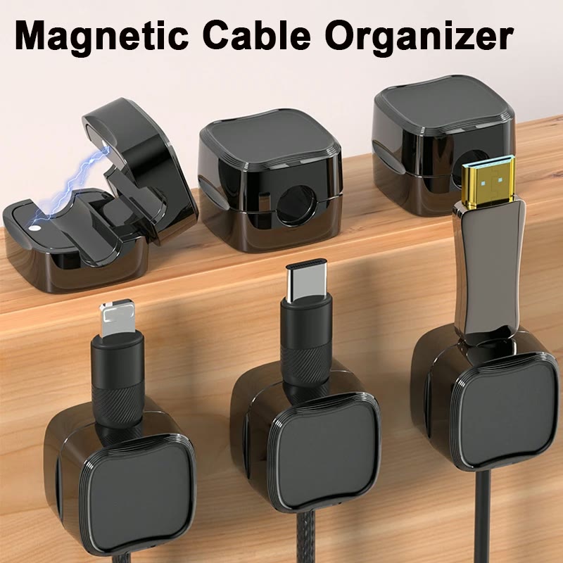 Under desk cable clips, 6 pack